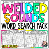 Welded Sounds Word Search Pack | Glued Sounds | Phonics Wo