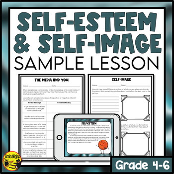 Self-Esteem and Self-Image Lesson by Brain Ninjas | TPT