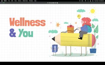 Preview of Wellness Notes & Slideshow Project