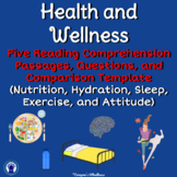 Health and Wellness Reading Comprehension Passages with Qu