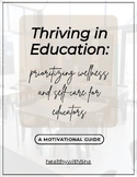 Wellness and Self Care Guide For Educators, Mindfulness, S