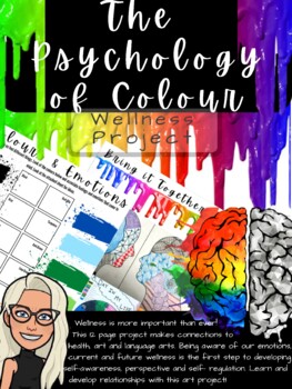 Preview of Wellness and Social Emotional Learning:  Color Psychology Art & Health Project