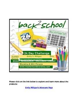 Preview of Wellness for Teachers -  Check out the 24 Day Challenge