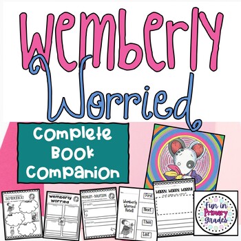 Preview of Wemberly Worried Book Companion and Activities