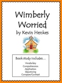 Wemberly Worried Unit: Vocabulary, Comprehension, Sequenci