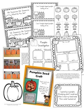 Pumpkin Fun! (A Fall Themed Kindergarten Pumpkin One Full Day Unit)