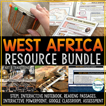 Preview of West Africa Activities Resource Bundle - Gold and Salt Trade Traditions History