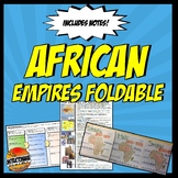 West Africa Empires Foldable and Notes Activity