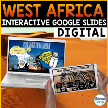 Preview of West Africa Google Classroom Distance Learning | West Africa Google Slides