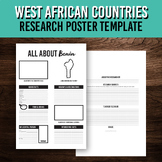 West African Country Research Poster Project for Geography