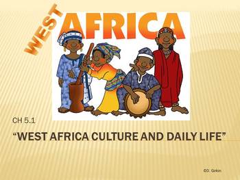 Preview of West African Culture PowerPoint