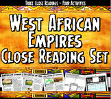 West African Empires Ghana, Mali, Songhai Close Reading & 