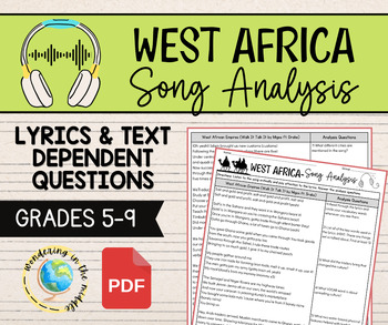 Preview of West African Empires Song Analysis