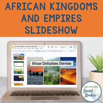Preview of West African Kingdoms Slideshow with Note Sheet | Ghana Mali Songhai Powerpoint