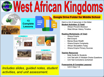 Preview of West African Kingdoms Unit