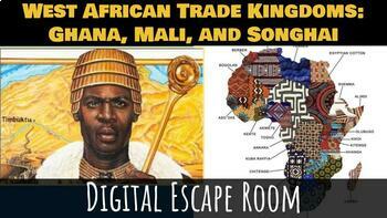 Preview of West African Trade Kingdoms Digital Escape Room