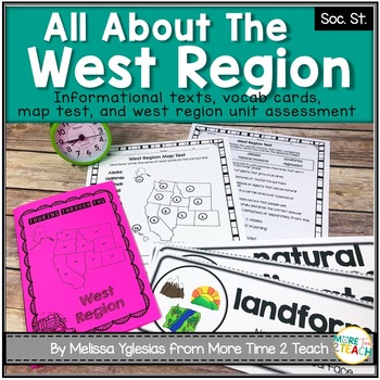 Preview of West Region Unit {1 of 5 US Regions}