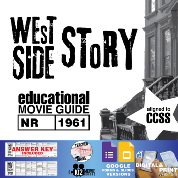 Preview of West Side Story Movie Guide | Questions | Worksheet | Google Formats (NR - 1961)