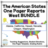 West United States of America One Pager Projects | Geograp