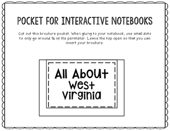 West Virginia - State Research Project - Interactive Notebook - Mini Book