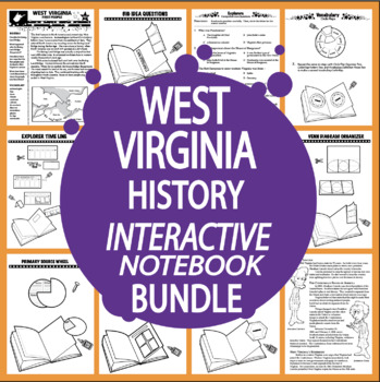 Preview of West Virginia History Bundle – ALL West Virginia State Study Content Included