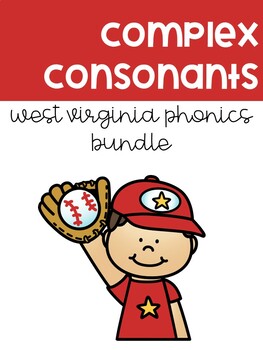 Preview of West Virginia Phonics Complex Consonants Bundle