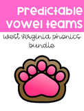 West Virginia Phonics Predictable Vowel Teams Bundle