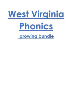 West Virginia Phonics Week 1 Complete Set Growing Bundle TpT   Original 7109413 1 