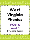 West Virginia Phonics vce a Week 1