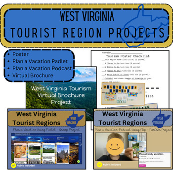 Preview of West Virginia Tourist Region Project Rubrics