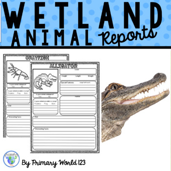 Preview of Wetland Habitat Animals Research Poster Project