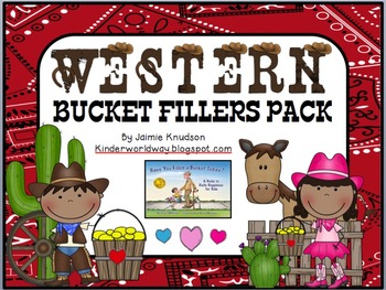 Preview of Western Theme Bucket Filler Pack! EDITABLE VERSION!