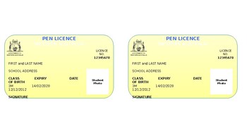 Preview of Australian Pen Licence - Western Australia
