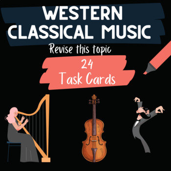 Preview of Western Classical Music Task Cards