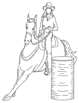 Western Cowboy Coloring Pages - 40 Pages by Solomon To Teach Children