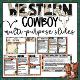 Western Cowboy Themed Templates 