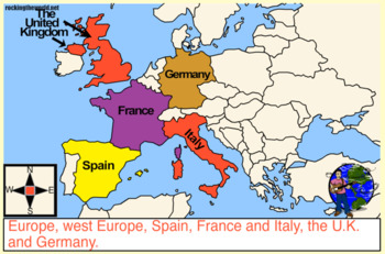 Preview of Western Europe Geography Song & Video: Rocking the World