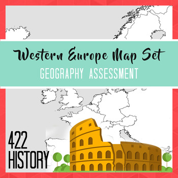 Preview of Western Europe Map Set