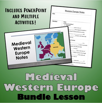 Preview of Western Europe and Feudalism Bundle Lesson