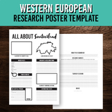 Western European Countries Research Poster Bundle