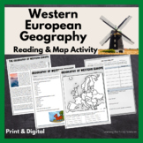 Western European Geography Reading & Map Assignment: Print