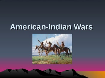 Preview of Western Expansion in the United States - American Indian Wars