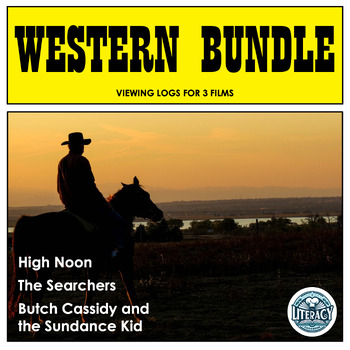 Preview of Western Film Bundle - 3 Movies with Print & Digital Resources - Genre Unit