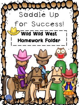 Preview of Western Homework Folder Cover