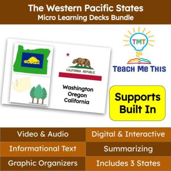 Preview of Western Pacific States Informational Text and Activities