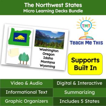 Preview of Northwest States Informational Text and Activities