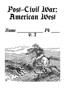 Preview of Western (Post-Civil War) Notes Packet (Version 2) (Fill in the Blank)