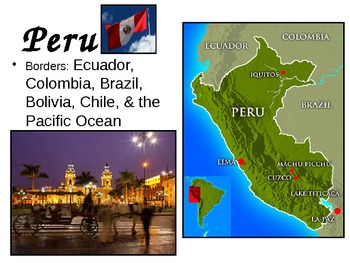 Preview of Western South America ppt