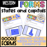 Western States and Capitals Quizzes