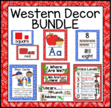 Western Theme Decor Bundle